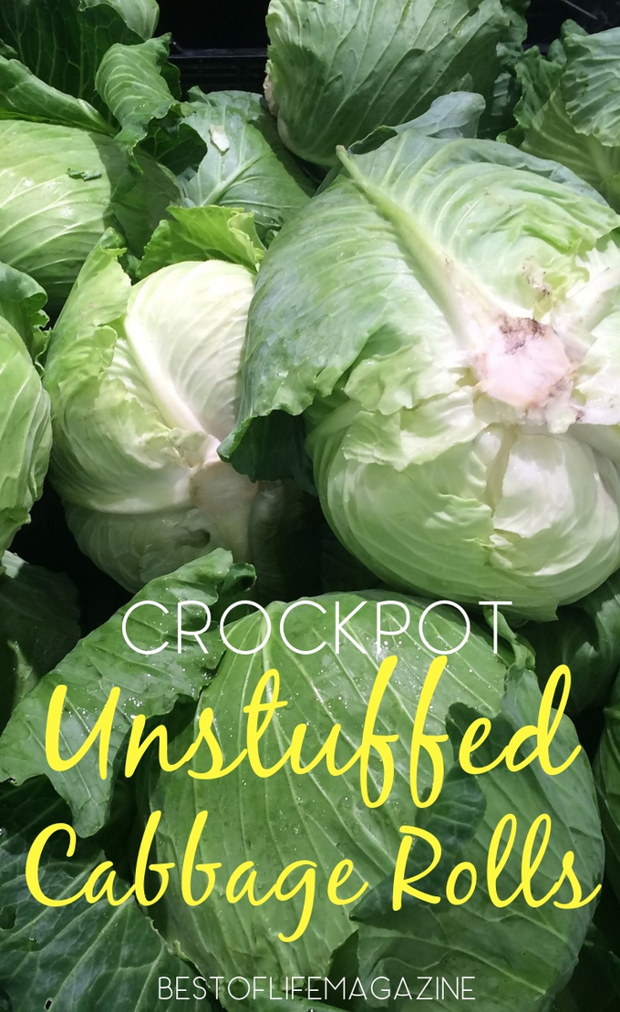 Cabbage rolls are a healthy appetizer that can be turned into a full meal when you use this easy and delicious crockpot unstuffed cabbage rolls recipe. Cabbage Rolls Recipe | Unstuffed Cabbage Rolls | Crockpot Recipes | Slow Cooker Recipes | Cabbage Ideas #crockpot