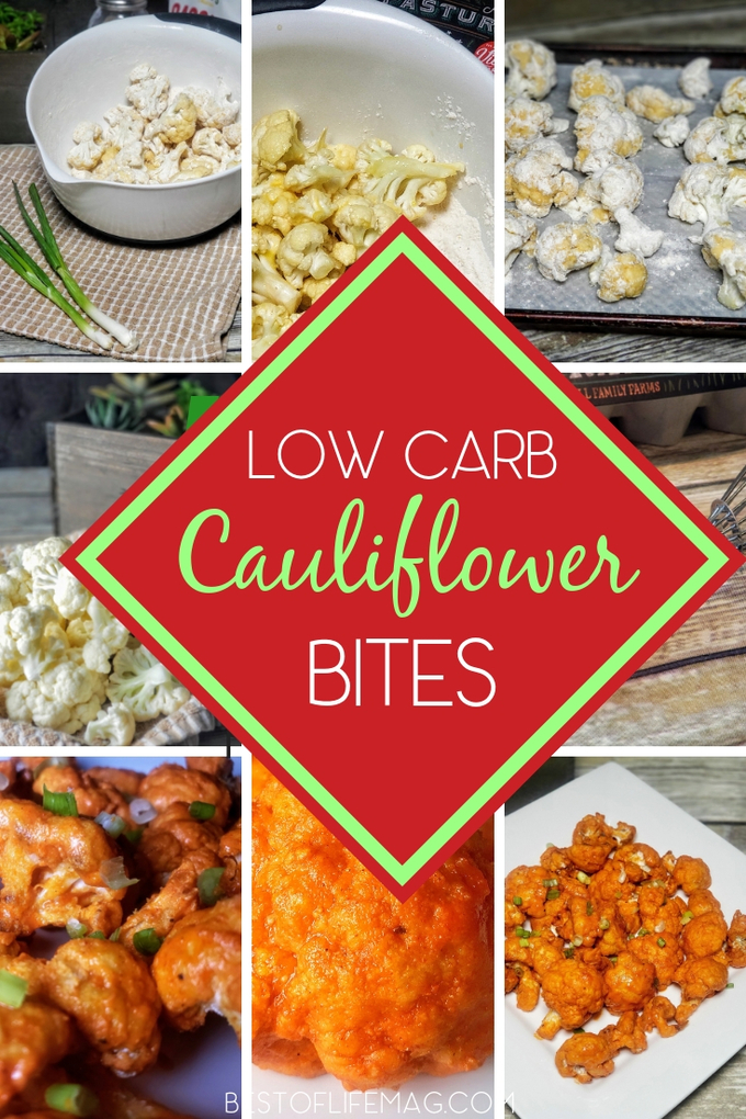 Low carb cauliflower bites are the perfect buffalo wings alternative that make the perfect healthy side dish or meal on their own. Low Carb Ideas | Low Carb Party Ideas | Low Carb Snack Ideas | Keto Ideas | Keto Appetizer Ideas | Healthy Recipes | Game Day Recipes #lowcarb #keto via @amybarseghian