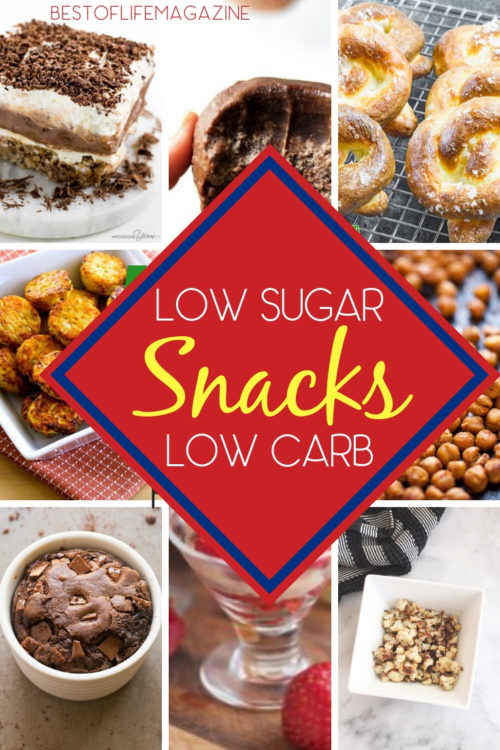 Low Sugar Snacks for a Low Carb Diet (Diabetes Friendly Too!)