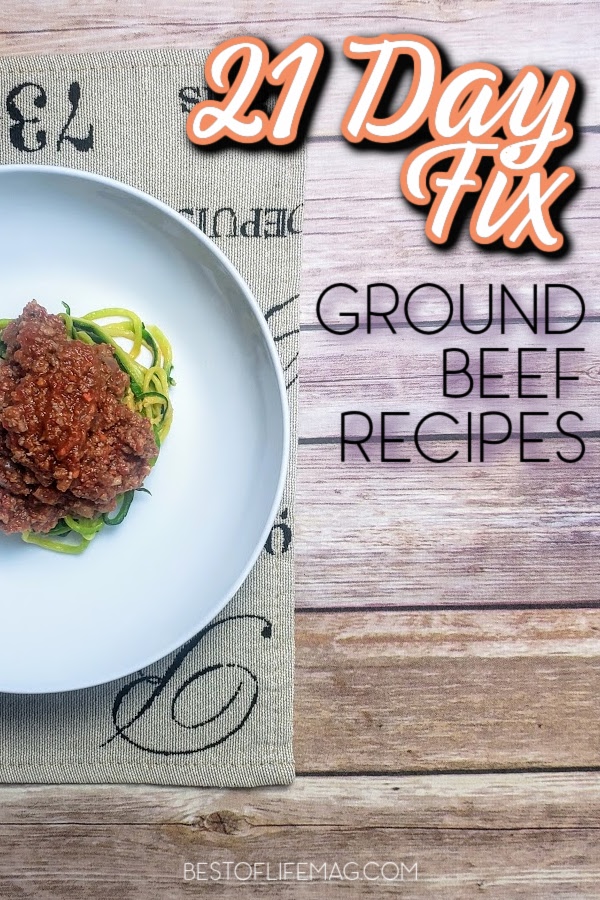Ground beef recipes are full of flavor and help keep you full and these 21 Day Fix recipes with ground beef are no exception. 21 Day Fix Recipes | Weight Loss Recipes | Healthy Recipes | Ground Beef Recipes | Healthy Recipes | Beachbody Recipes #weightloss #21dayfix via @amybarseghian