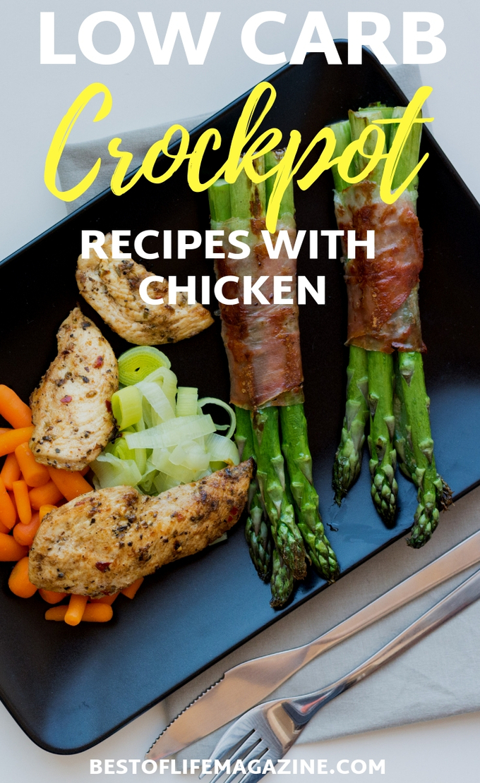 Having a crockpot makes eating low carb even easier and low carb crockpot recipes with chicken are great recipes to help you get started. Low Carb Recipes | Low Carb Crockpot Recipes | Crockpot Recipes with Chicken | Crockpot Chicken Recipes | Low Carb Chicken Recipes | Slow Cooker Recipes #lowcarb #crockpot