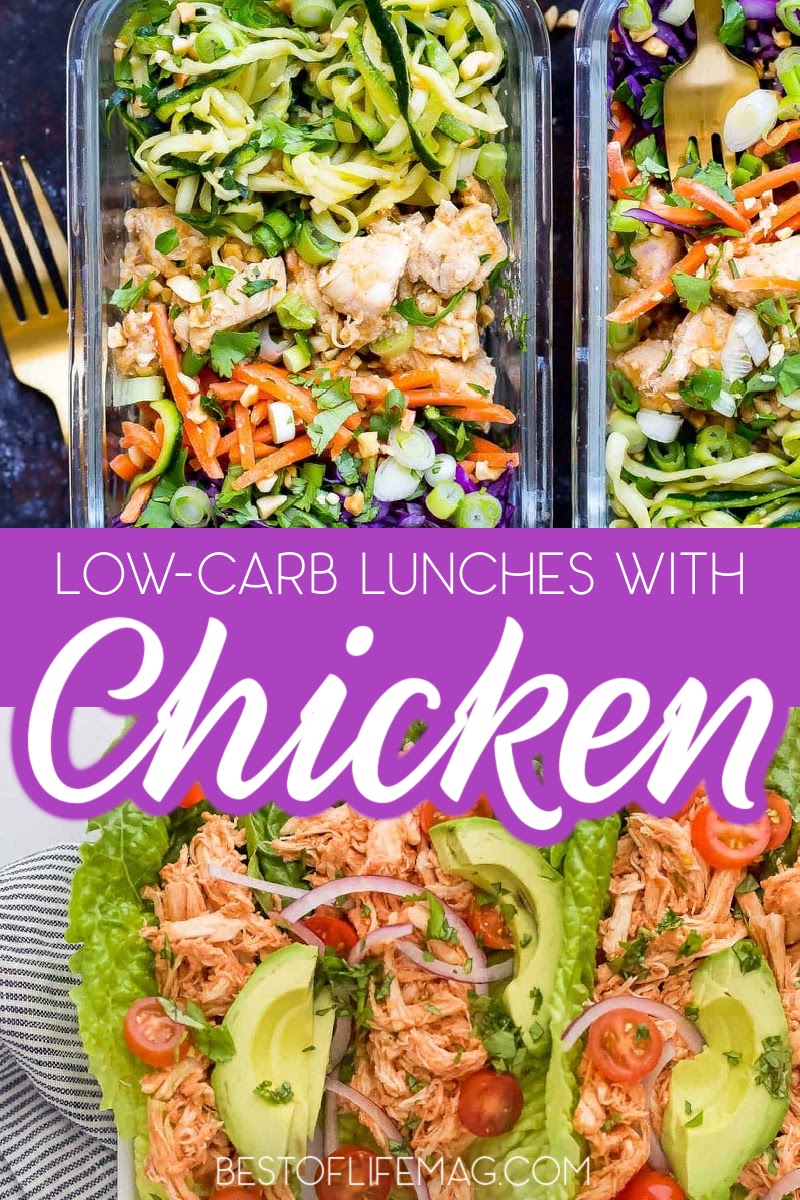 These 25 make ahead, low fuss and portable low carb chicken recipes take minimal time and ingredients, but have a ton of flavor. Low Carb Recipes for Lunch | Low Carb Lunch Ideas | Low Carb Recipes with Chicken | Keto Lunch Recipes | Keto Chicken Recipes | Healthy Lunch Recipes | Healthy Lunch Ideas with Chicken | Weight Loss Chicken Recipes | Weight Loss Recipes for Lunch via @amybarseghian