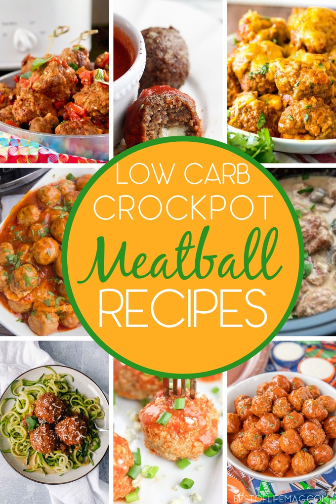 If you are on a low carb diet, these tasty low carb crockpot meatballs will curb your hunger without compromising taste!  Low Carb Recipes | Crockpot Recipes | Low Carb Slow Cooker Recipes |Slow Cooker Recipes | Healthy Recipes #crockpotrecipes #lowcarb via @amybarseghian