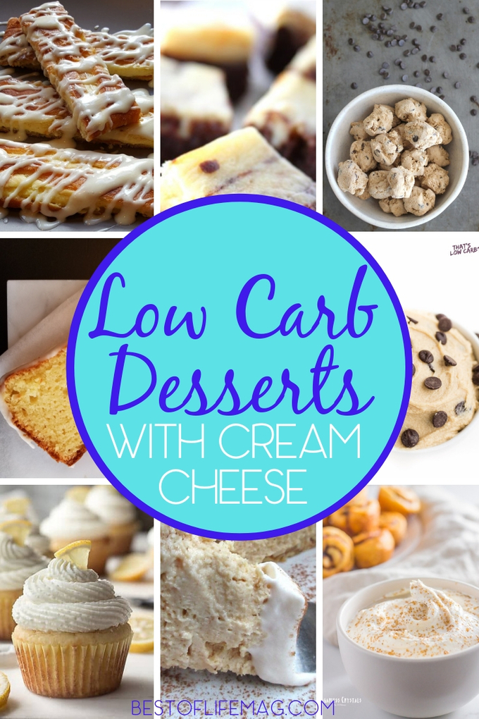 There are occasions when you might want to indulge in dessert on your low carb diet and low carb desserts with cream cheese are delicious and satisfying. Low Carb Recipes | Low Carb Dessert Recipes | Keto Dessert Recipes | Keto Recipes | Healthy Dessert Recipes #lowcarb #dessert