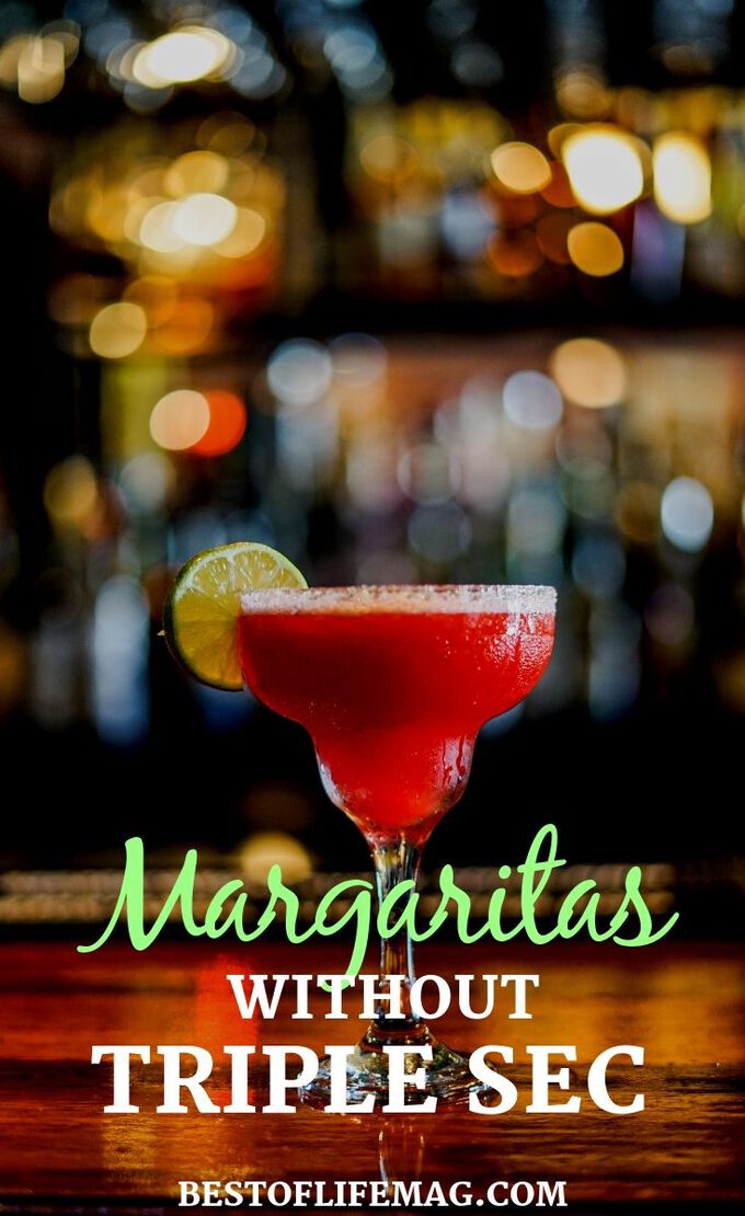 Margarita recipes without Triple Sec offer a but of variety in this traditional cocktail while keeping the flavor everyone loves in tact. Margarita Ideas | Cocktail Recipes | Cocktail Ideas | Happy Hour Recipes | Happy Hour Ideas | Drink Recipes | Drink Ideas #margarita #cocktails