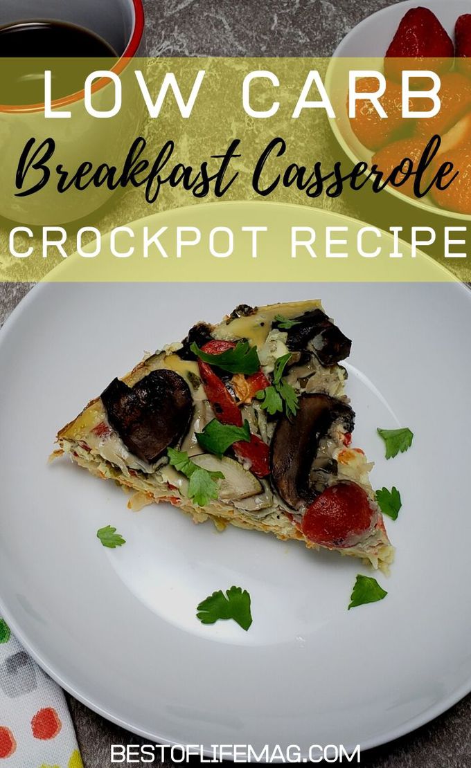 Making a low carb overnight breakfast casserole is a helpful way to make sure you have a healthy breakfast to start the next day! Plus, this healthy low carb crockpot recipe is easy to make! Low Carb Crockpot Recipes | Low Carb Slow Cooker Recipes | Keto Crockpot Recipes | Keto Slow Cooker Recipes | Low Carb Breakfast Casserole Recipes | Healthy Breakfast Recipes | 2B Mindset Recipes #crockpot #lowcarb