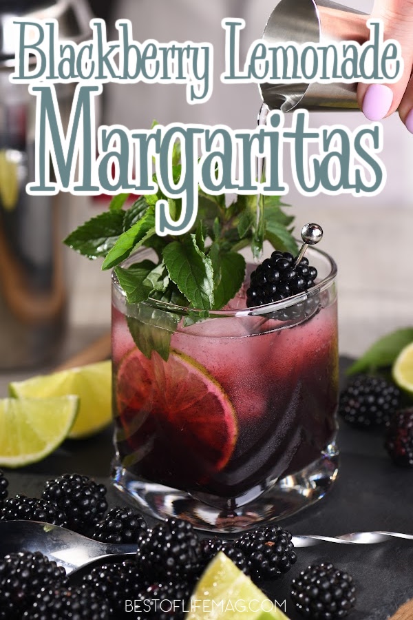 These blackberry lemonade margaritas are full of flavor, but not too sweet, making them the perfect go to cocktail for any afternoon or happy hour. Blackberry Margarita Recipe | Lemonade Margarita Recipe | Summer Margarita Recipe | Tequila Cocktail Recipe | Summer Cocktail Recipes | Pool Party Drinks | Margaritas for Pool Parties | Spring Margaritas | Margarita Recipes for Spring via @amybarseghian