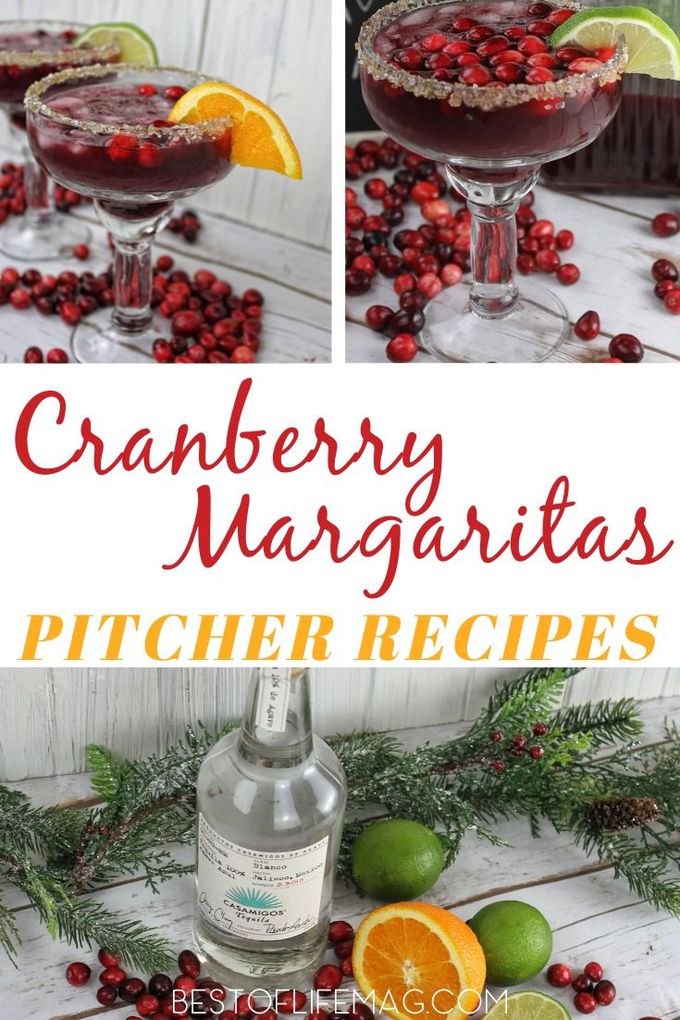 Cranberry Margaritas Pitcher Recipe for a Crowd The Best of Life Mag