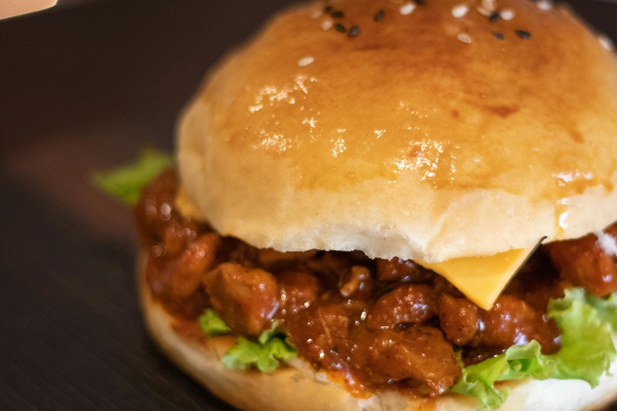 Kid Friendly Crockpot Freezer Meals Close Up of a Sloppy Joe