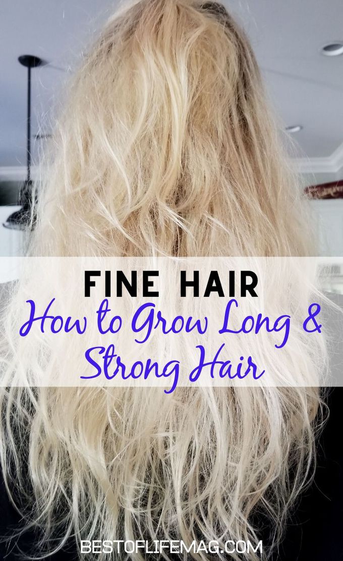 Fine Hair Care Routine Grow Long Healthy Hair TBOLM