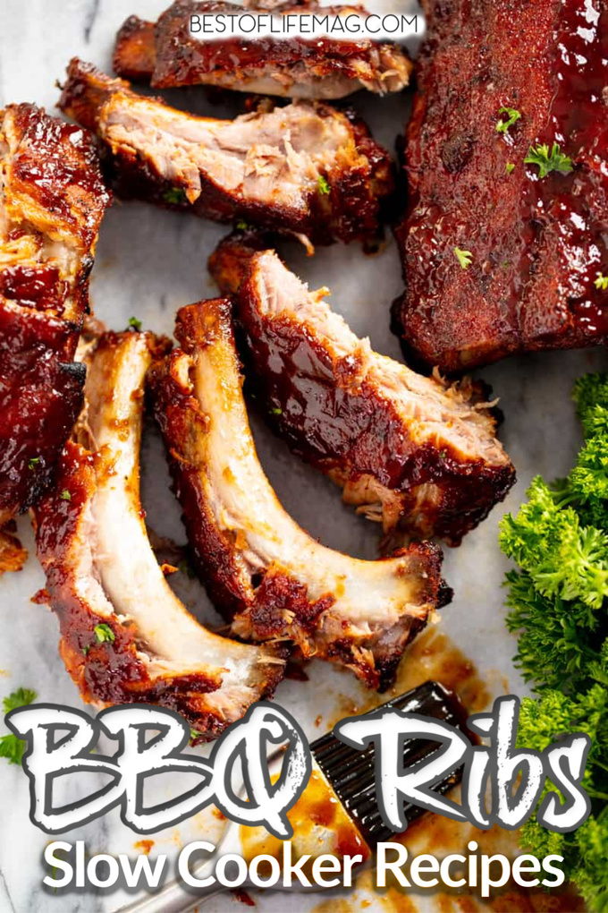 The best way to cook ribs can be very personal, but the moist tender meat of slow cooker BBQ ribs recipes make that cooking method an easy favorite. Crockpot Ribs Dr Pepper | Crockpot Ribs Country Style | BBQ Country Style Ribs Slow Cooker | Short Ribs Slow Cooker BBQ | BBQ Ribs Crockpot #slowcooker #ribs
