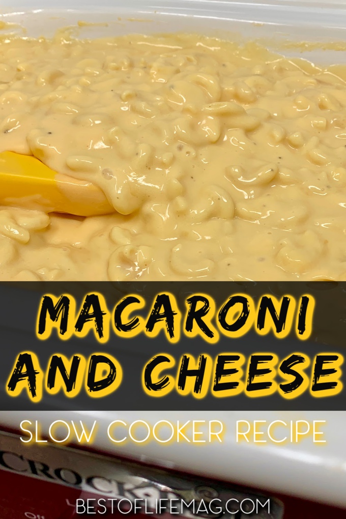 Our delicious macaroni and cheese slow cooker recipe provides authentic real cheese. This is an easy lunch or dinner recipe that is also a great make ahead meal. Easy Slow Cooker Mac and Cheese | Macaroni and Cheese Creamy | Crockpot Pasta Recipe | Recipes for Kids | Crockpot Side Dishes | Cheesy Crockpot Recipe #crockpot #macandcheese via @amybarseghian