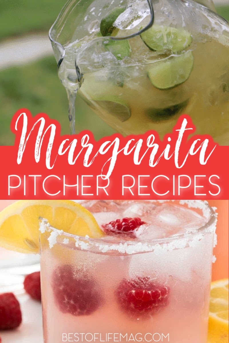 These margarita pitcher recipes are perfect for a crowd and make the BEST party drinks! Margarita Recipes | Party Recipes | Cocktail Recipes for a Party | Margarita Recipes for a Party | Margaritas for a Crowd | Summer Party Recipes | Summer Cocktail Recipes | Fruity Margarita Recipes #margaritas #cocktailrecipes via @amybarseghian