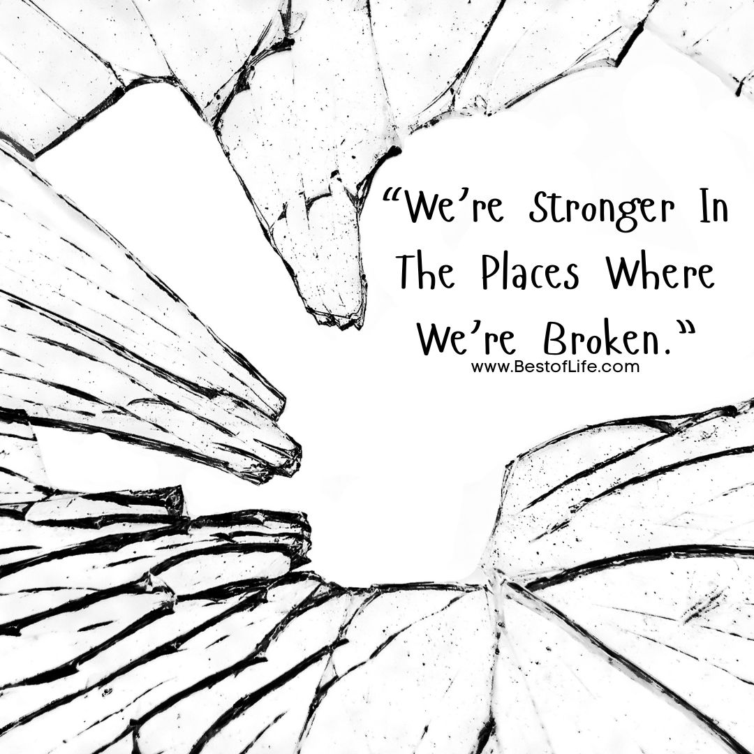 Jillian Michaels Quotes From Ripped in 30 "We're stronger in the places where we're broken."