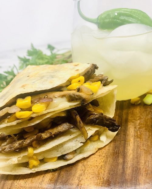 Portobello Mushroom and Corn Quesadilla Recipe