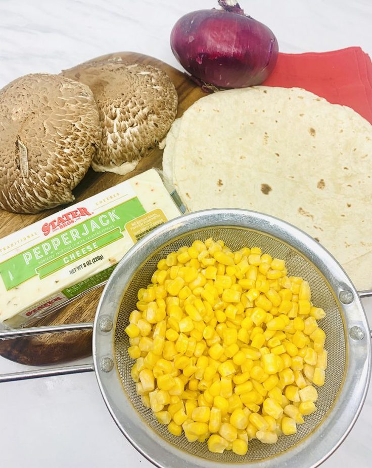 Portobello Mushroom and Corn Quesadilla Recipe