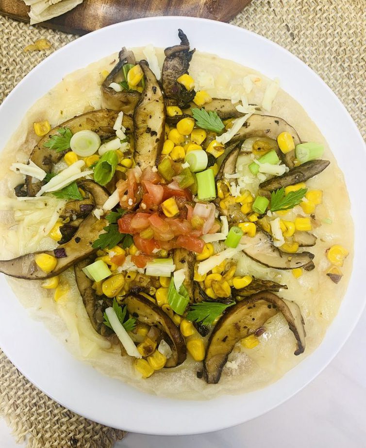 Portobello Mushroom and Corn Quesadilla Recipe