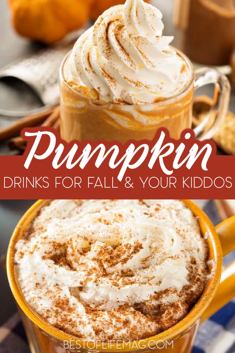 Pumpkin drinks for kids are perfect for fall and Halloween parties and kids love making them on their own! Pumpkin Latte for Kids | No Coffee Pumpkin Spice Latte | Fun Fall Drinks for Kids | Pumpkin Spice Drinks for Kids | Fall Recipes for Kids | Kid-Friendly Fall Recipes | Drink Recipes for Kids via @amybarseghian