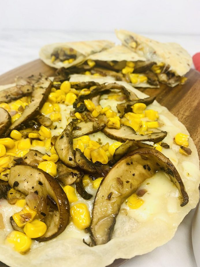 Portobello Mushroom and Corn Quesadilla Recipe