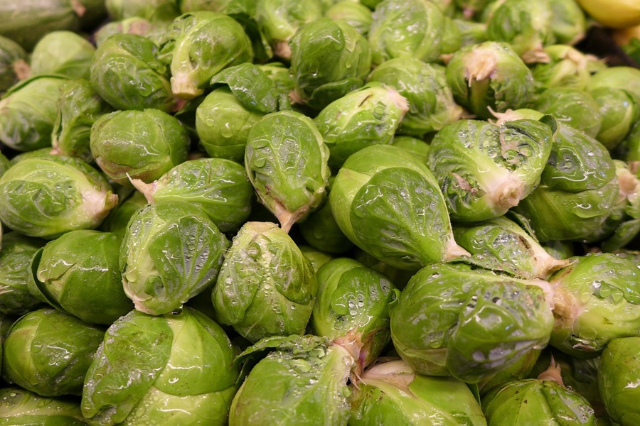 25 Crockpot Side Dishes for Any Occasion Close Up of Cooked Brussels Sprouts