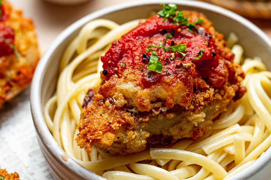 Best Panko Chicken Parmesan Recipe | Pan Fried Breaded Chicken