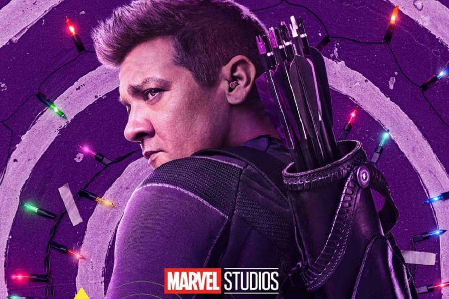 Marvel Movies in Order Marketing Image of Jeremy Renner as Hawkeye