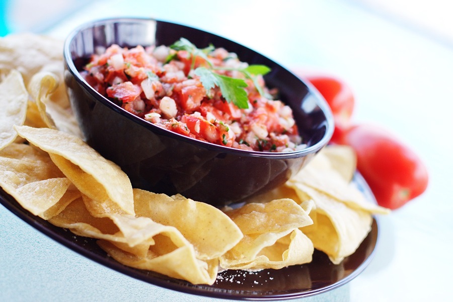 Best of Cinco de Mayo Recipes for Close Up of a Bowl of Salsa and Tortilla Chips