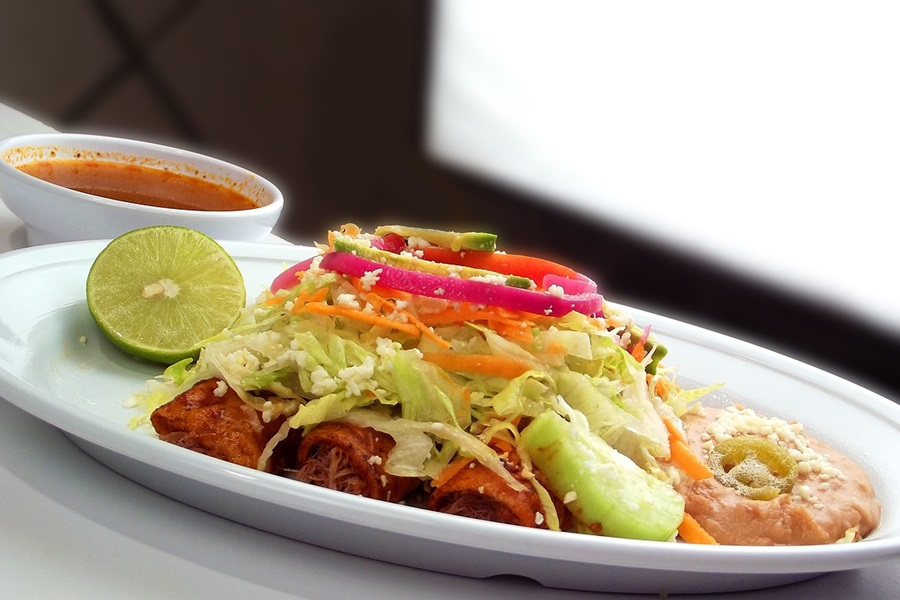 Cinco de Mayo Foods for Fiestas Close Up of a Plate of Enchiladas