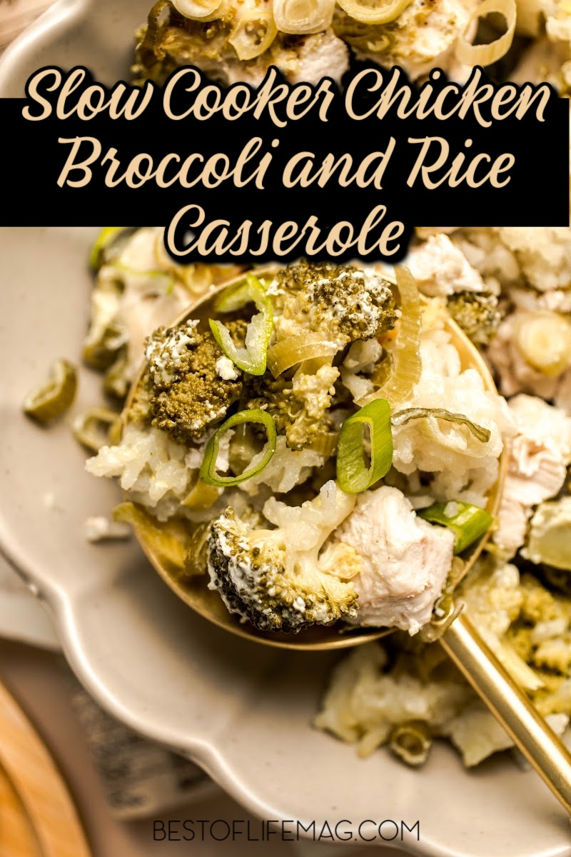Dairy-free comfort food made easy, our slow cooker chicken broccoli and rice recipe uses coconut milk for a creamy texture with just 10 minutes of prep. via @amybarseghian