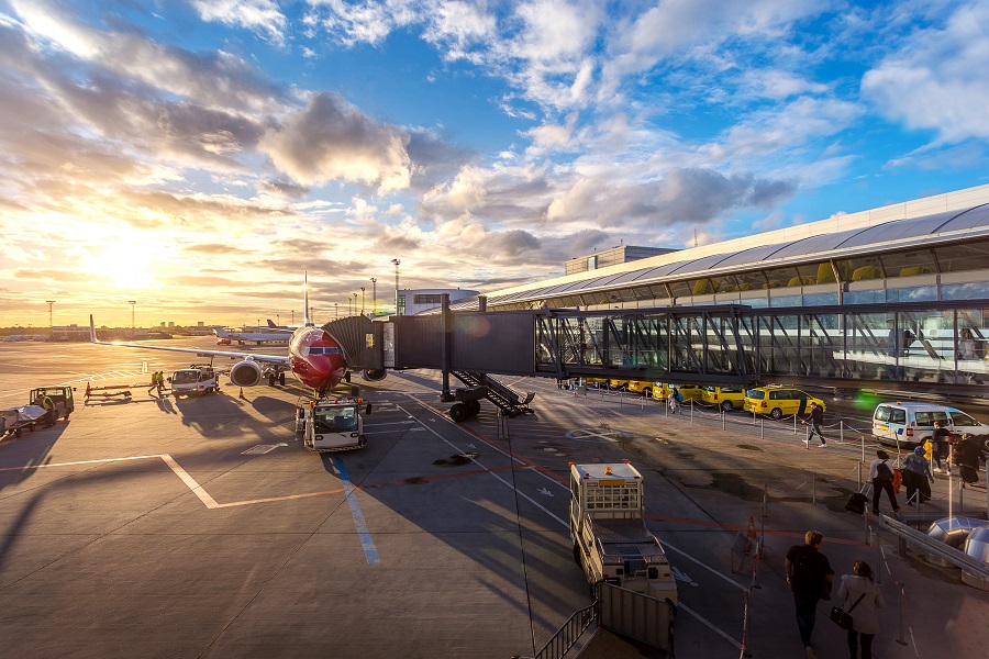 Amazon Echo Show View of a Tarmac at an Airport