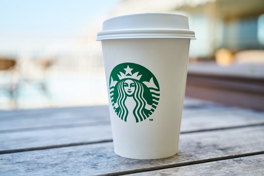 Amazon Echo Show Close Up of a Starbucks Cup