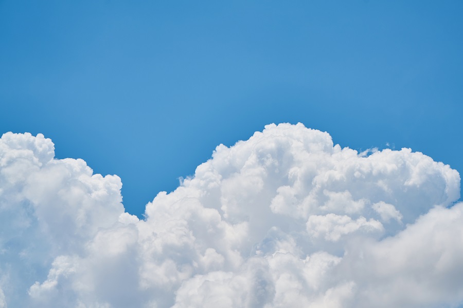 Amazon Echo Show View of Clouds in the Sky