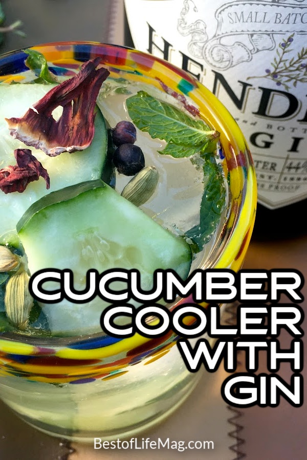 A cucumber cooler with gin is refreshing and perfect for warmer days but sometimes you don't have time to muddle as much. This quick version is an easy cocktail! Refreshing Cocktail Recipes | Gin Cocktail Recipes | Cocktails with Cucumber | Summer Party Recipes | Cocktails for a Crowd | Drinks for Hot Days | Drinks with Gin #gincocktail #drinkrecipes via @amybarseghian