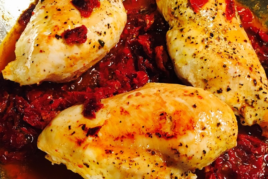 Easy Chicken Enchiladas Recipe Chicken Breast in Red Sauce