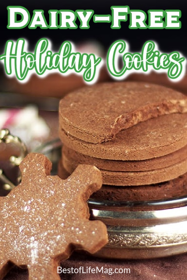 It’s easy to fill your home with the scent of the holidays with these delicious dairy free holiday cookies that will help everyone enjoy the holiday season. Sugar Cookies Recipes | Christmas Cookie Recipes | Hanukkah Cookie Recipes | Cookies for New Years | Cookies for Parties | Chocolate Chip Cookies Recipes | Dairy Free Cookie Recipes | Dairy Free Treats | Holiday Cookies without Dairy #dairyfree #holidayrecipes via @amybarseghian