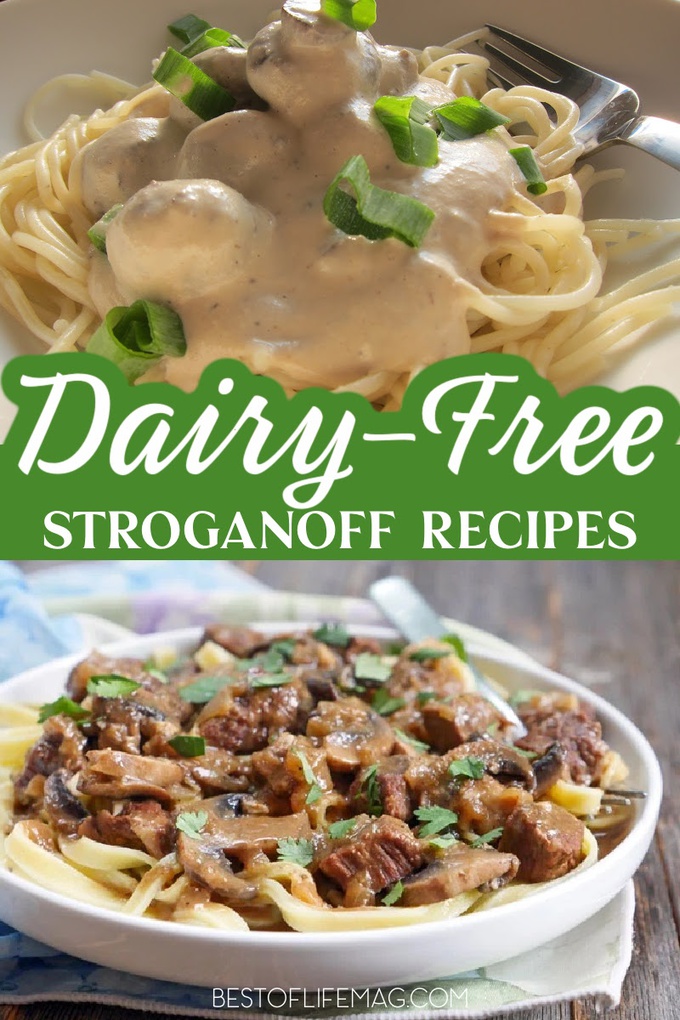 These dairy free beef stroganoff crockpot recipes are proof that you can live a healthy, non-dairy life and still enjoy delicious foods you crave. Crockpot Dairy Free Recipes | Dairy Free Crockpot Recipes | Dairy Free Slow Cooker Recipes | Food Allergy Crockpot Recipes | Food Allergy Slow Cooker Recipes #dairyfree #slowcooker