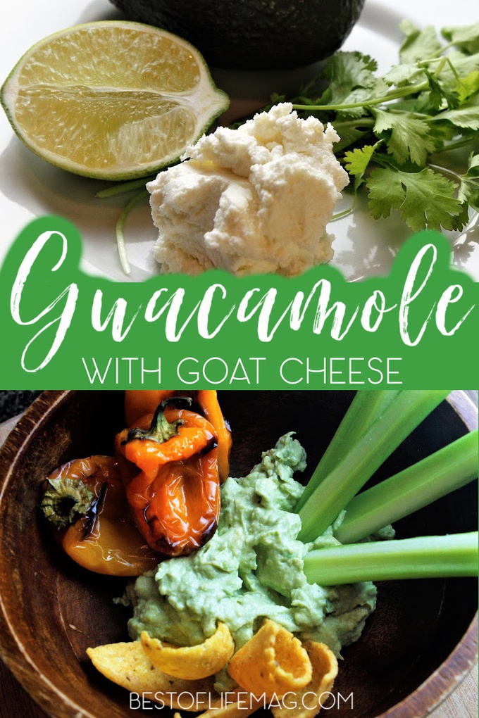 This goat cheese guacamole recipe isn’t only a great addition to your meal, it is a delicious side dish or party appetizer. Homemade Guacamole Recipe | Recipes with Avocado | Party Recipes | Dip Recipes for Parties | Avocado Dip Ideas | Party Food Ideas | Taco Tuesday Recipes #guacamole #partyrecipes via @amybarseghian