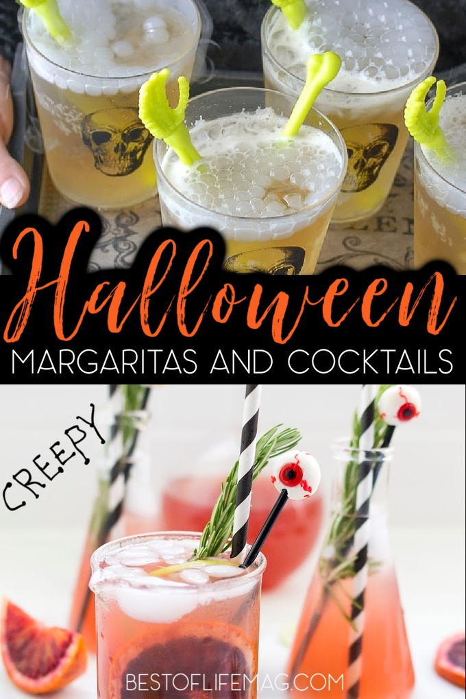 Halloween margarita drinks are brewing with flavor and fun for the holiday! If margaritas are not your thing then enjoy a Halloween cocktail recipe! Margaritas Punch Halloween | Frozen Halloween Margaritas | Margaritas for Halloween | Spooky Margarita Recipes | Bloody Cocktail Recipes | Halloween Party Cocktails | Fall Margarita Recipes | Cocktails for Fall #halloween #cocktails via @amybarseghian