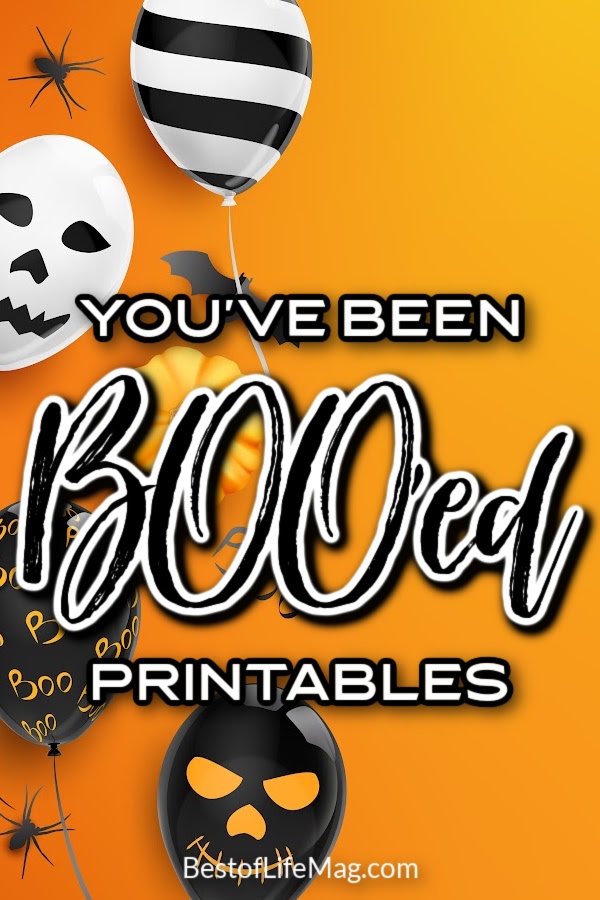 Play along with the You've Been Booed fun at Halloween with these You've Been Booed printables and activities that are perfect for any age! Halloween Printables For Kids | Free Halloween Printables | Fun Fall Printables | Halloween Ideas for Kids | Family-Friendly Halloween Games | Halloween Games for Kids | Booed Printables #halloween #printables via @amybarseghian