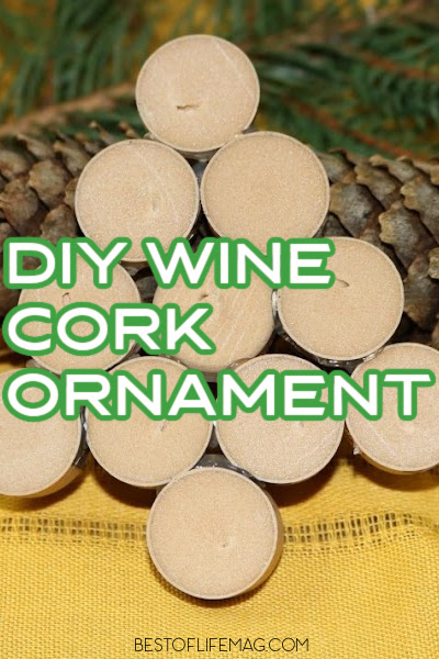 Make your own DIY Wine Cork ornament to hang on the tree or give away as gifts! These also make a great DIY gift tag for your favorite bottles of wine! Wine Lover Gifts | DIY Gift Ideas | DIY Wine Crafts | Wine Cork Ideas | DIY Crafts | Holiday Crafts | DIY Holiday Décor | Gifts for Wine Lovers #diy #winecrafts via @amybarseghian