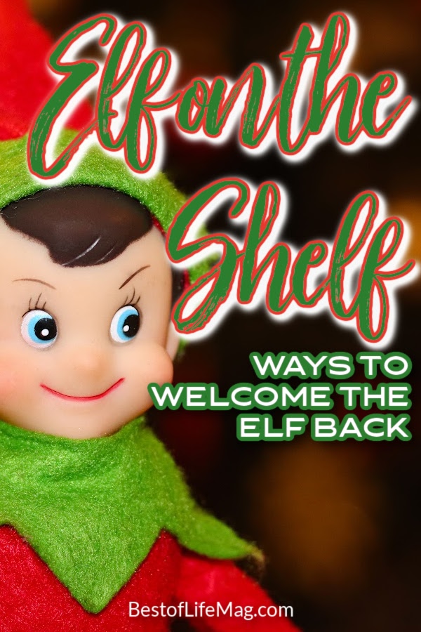 Welcome back Elf on the Shelf ideas can help everyone in the family get excited for the fun antics of your family elf during the Christmas season. Fun Elf on The Shelf Ideas | Introduce Elf on the Shelf | Holiday Traditions | Things to Do During the Holidays #elfontheshelf #christmas via @amybarseghian