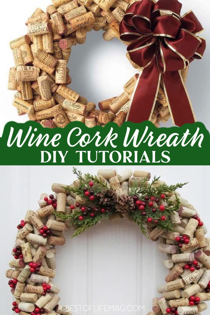 Use these creative DIY wine cork wreaths to give the best homemade gifts any wine lover would appreciate during the holiday season. DIY Gift Ideas | DIY Gifts | Wine Gifts | DIY Home Décor | DIY Holiday Decorations | #DIY #wine