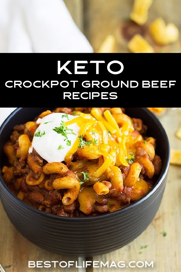 Keto Ground Beef Crockpot Recipes | Low Carb Crockpot Beef Recipes