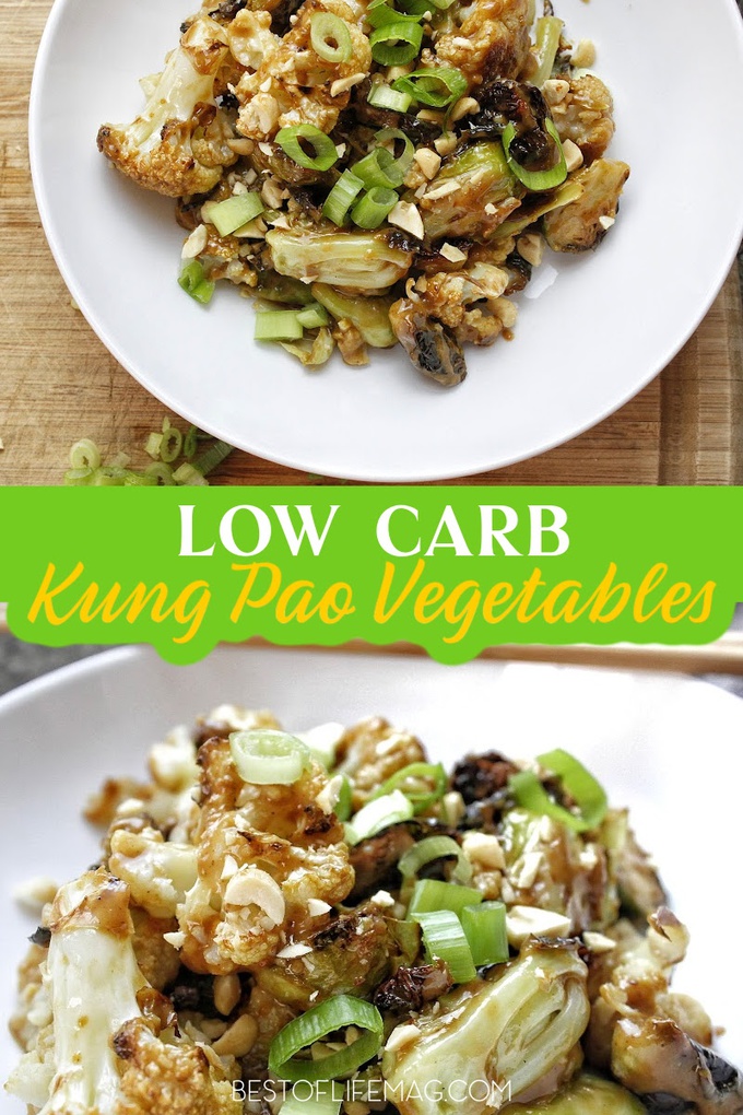 Losing weight might mean giving up some food but you don't have to give up Chinese food with this low carb kung pao vegetables recipe. Low Carb Kung Pao Cauliflower | Carbs in Kung pao Chicken No Rice | Low Carb Chinese Food | Keto Chinese Recipes | Keto Recipes with Veggies | Low Carb Recipes with Veggies | Chinese Food Recipes for Weight Loss #lowcarb #chinesefood