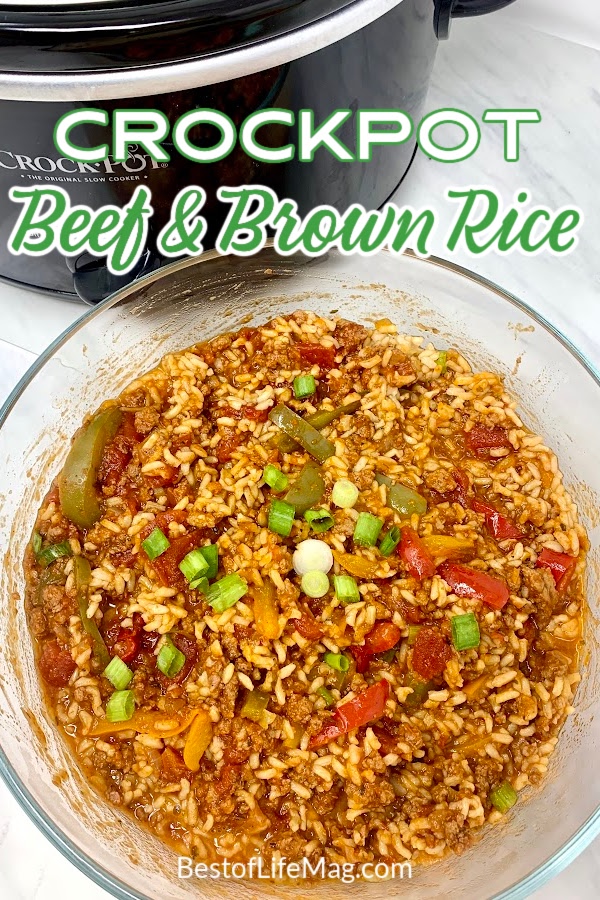 It is easier than ever to spice things up with the right crockpot dinner recipes like this easy slow cooker beef and brown rice recipe. Slow Cooker Beef Tips and Rice | Slow Cooker beef and Rice Casserole | Easy Beef Tips and Rice | Slow Cooker Beef Stew | Crockpot Recipes with Beef | Crockpot Recipes with Brown Rice #crockpot #beefandrice via @amybarseghian