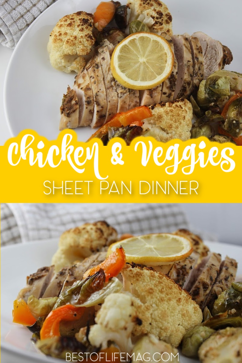 If it’s a busy weeknight and you are short on time, use this chicken and veggies sheet pan dinner recipe and you will have food on the table in no time. Chicken Recipes | Healthy Chicken Recipes | Healthy Dinner Recipes | Easy Recipes | Sheet Pan Dinner Recipes #chicken #recipes via @amybarseghian