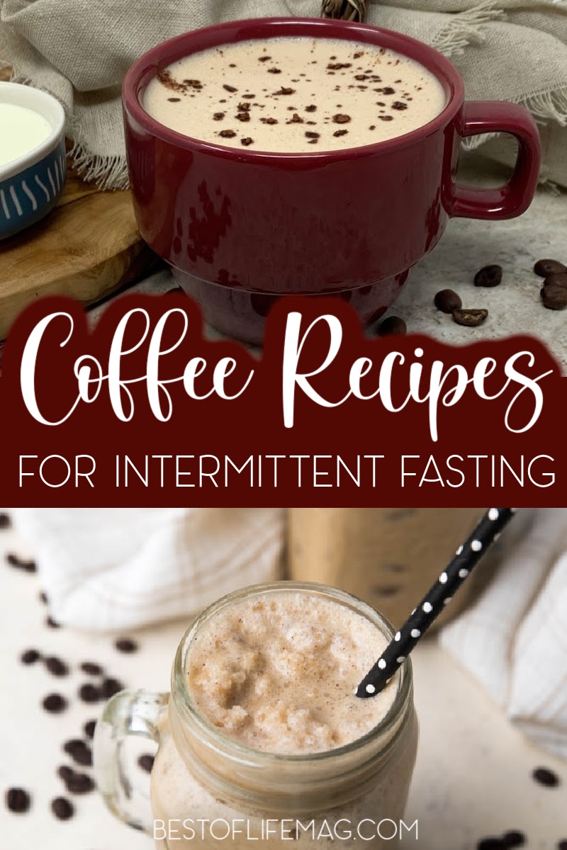 Drinking coffee is a common strategy to make intermittent fasting easier and to extend fasting periods. These intermittent fasting coffee recipes, when combined with drinking tea and water, will help you achieve the intermittent fasting results you want. Intermittent Fasting Recipes | Weight Loss Recipes | Low Carb Recipes | Keto Recipes | Healthy Coffee Recipes #coffee #IntermittentFasting via @amybarseghian