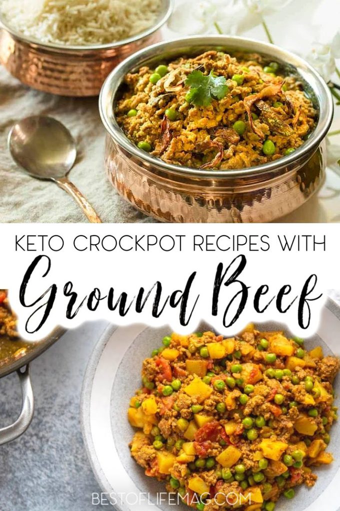 Keto Ground Beef Crockpot Recipes | Low Carb Crockpot Beef Recipes