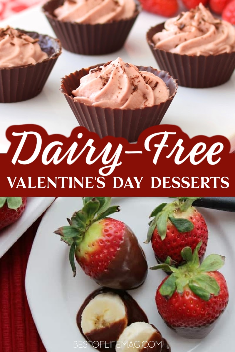 The best gift you can get is a homemade gift from the heart, and for some of us, that means dairy free Valentines Day sweets are the best way to our hearts. Dairy Free Dessert Recipes | Dairy Free Treats | Valenitne's Day Recipes | Dairy Free Valentine's Day Recipes | Healthy Valentine's Day Recipes #valentinesday #recipes