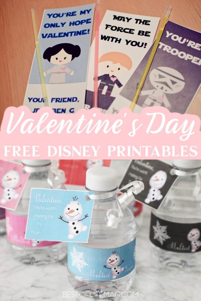 Valentines Day Disney Printables: 50+ Cards for Kids - Best of Life Mag